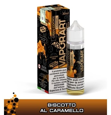 GRAN COOKIE CARAMEL MIX&VAPE 30 ML VAPORART VAPORART 1 - E-Smoking di Fiacco Marco 