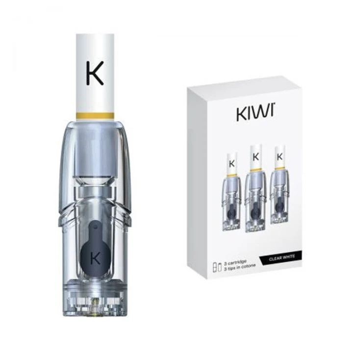 POD RICAMBIO CON RESIZTENZA TRASPARENTI CLEAR  KIWI VAPOR