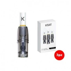 POD RICAMBIO CON RESIZTENZA  SOFT BLACK PER KIWI  VAPOR