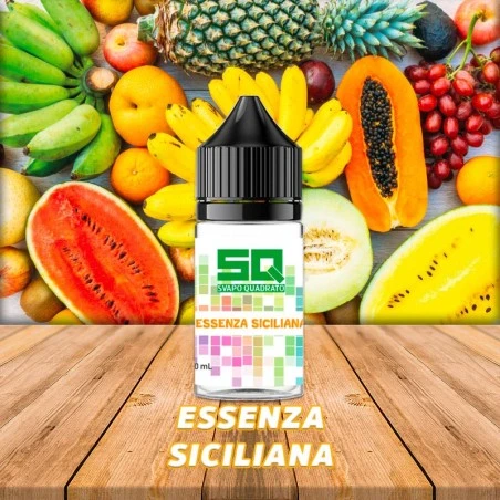 ESSENZA SICILIANA LIQUIDO FRUTTATO 10ML PRONTO SVAPO QUADRATO SVAPOQUADRATO 1 - E-Smoking di Fiacco Marco 