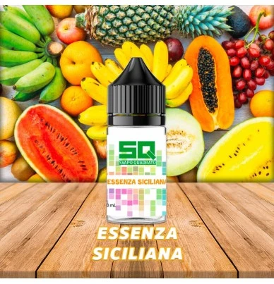 ESSENZA SICILIANA LIQUIDO FRUTTATO 10ML PRONTO SVAPO QUADRATO SVAPOQUADRATO 1 - E-Smoking di Fiacco Marco 