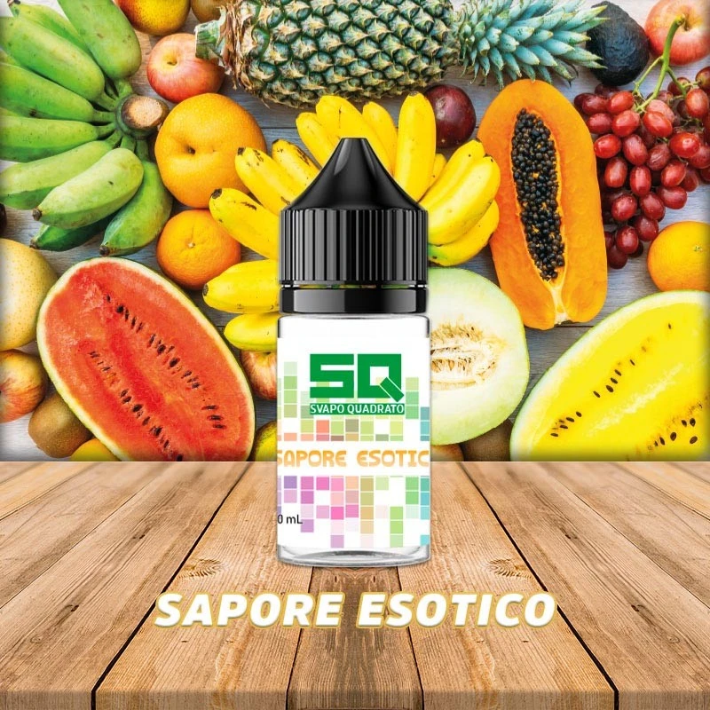 SAPORE ESOTICO LIQUIDO FRUTTATO 10ML PRONTO SVAPO QUADRATO SVAPOQUADRATO 1 - E-Smoking di Fiacco Marco 