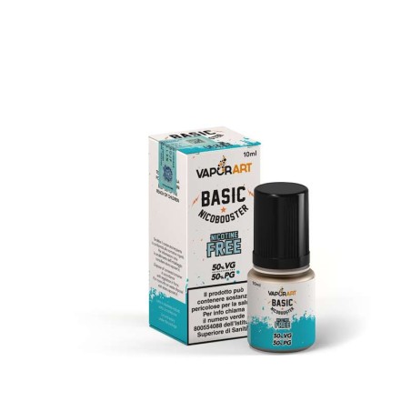 BASE 10ML 50/50 NICOBOOSTER CON E SENZA NICOTINA VAPORART
