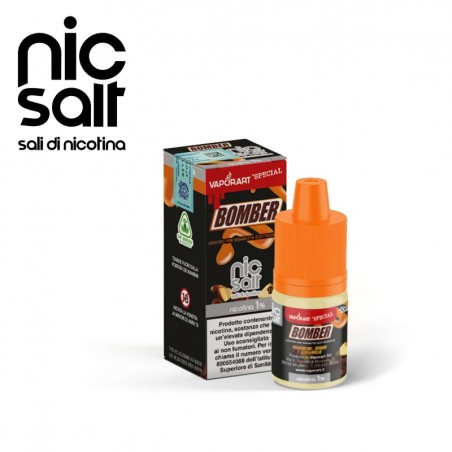BOMBER SALI DI NICOTINA 10 ML LIQUIDO PRONTO VAPORART
