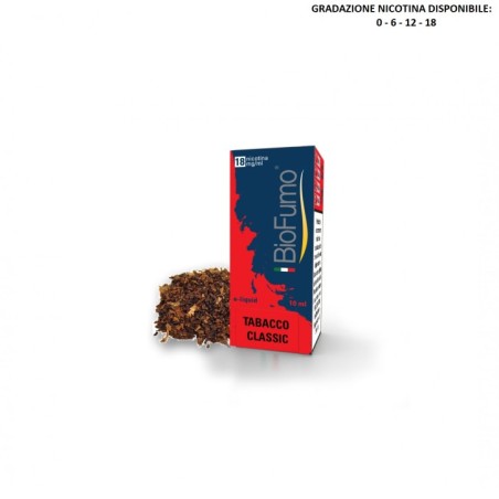 TABACCO CLASSICO LIQUIDO PRONTO 10 ML BIOFUMO