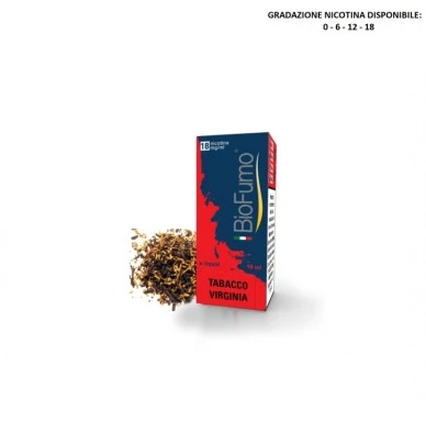 BIOFUMO TABACCO VIRGINIA 10ML BIOFUMO 2 - E-Smoking di Fiacco Marco 
