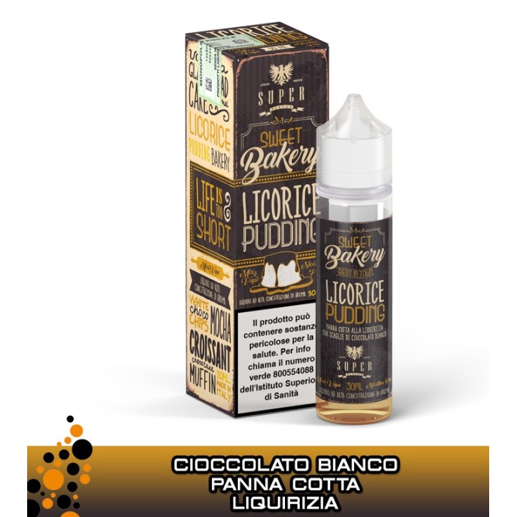 LICORICE PUDDING MIX&VAPE 30 ML SUPER FLAVOR