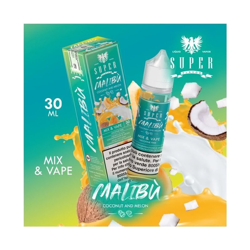 MALIBU MIX&VAPE 30 ML SUPER FLAVOR VAPORART 1 - E-Smoking di Fiacco Marco 