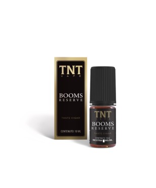 BOOMS RESERVE 10 ML LIQUIDO PRONTO NICOTINA TNT VAPE