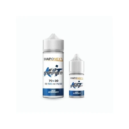 KIT SCOMPOSTO BLU 100ML 70/30 SVAPONEXT SVAPONEXT 1 - E-Smoking di Fiacco Marco 