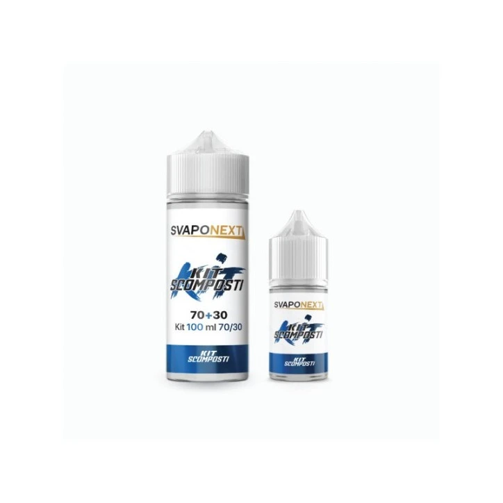 KIT SCOMPOSTO BLU 100ML 70/30 SVAPONEXT