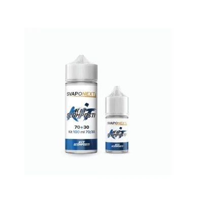 KIT SCOMPOSTO BLU 100ML 70/30 SVAPONEXT SVAPONEXT 1 - E-Smoking di Fiacco Marco 