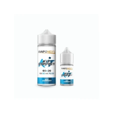 KIT SCOMPOSTO CELESTE 80ML 70/30 SVAPONEXT SVAPONEXT 1 - E-Smoking di Fiacco Marco 