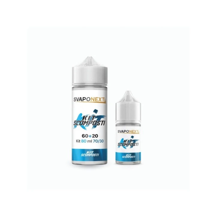 KIT SCOMPOSTO CELESTE 80ML 70/30 SVAPONEXT