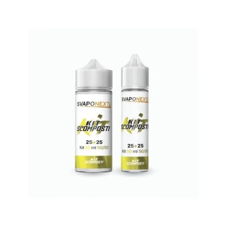 KIT SCOMPOSTO GIALLO 50ML 50/50 SVAPONEXT SVAPONEXT 1 - E-Smoking di Fiacco Marco 