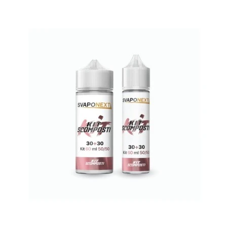 KIT SCOMPOSTO ROSA 60ML 50/50 SVAPONEXT SVAPONEXT 1 - E-Smoking di Fiacco Marco 
