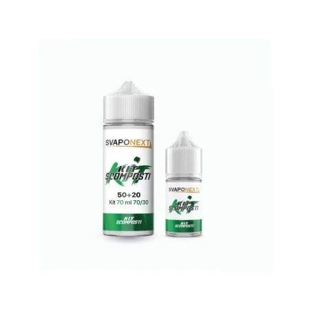 KIT SCOMPOSTO VERDE 70ML 70/30 SVAPONEXT SVAPONEXT 1 - E-Smoking di Fiacco Marco 