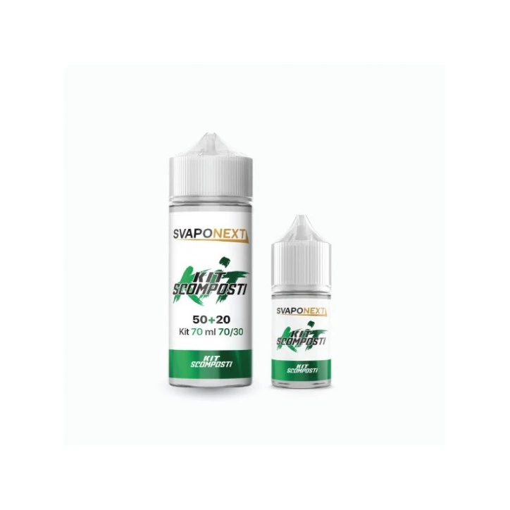 KIT SCOMPOSTO VERDE 70ML 70/30 SVAPONEXT