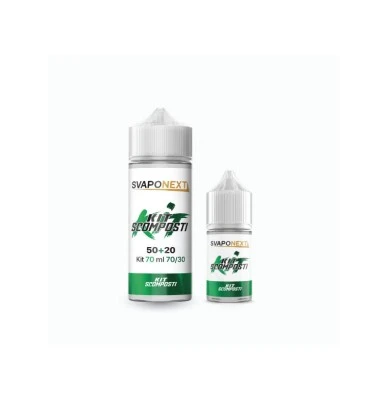 KIT SCOMPOSTO VERDE 70ML 70/30 SVAPONEXT SVAPONEXT 1 - E-Smoking di Fiacco Marco 