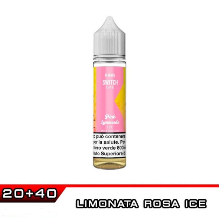 PINK LEMONADE ICE SWITCH BAR MIX&VAPE 20 ML KING LIQUID