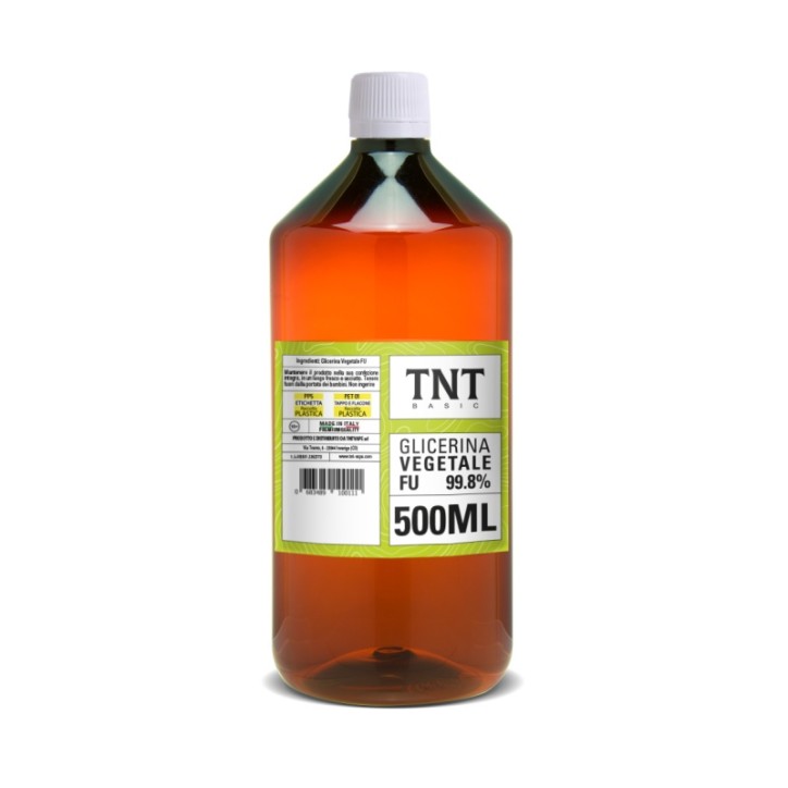 GLICERINA VEGETALE 100% VG 500 ML TNT VAPE