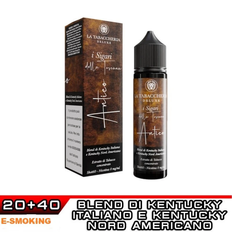 SIGARO ANTICO I SIGARI DELLA TOSCANA AROMA SHOT 20 ML LA TABACCHERIA LA TABACCHERIA 1 - E-Smoking di Fiacco Marco 