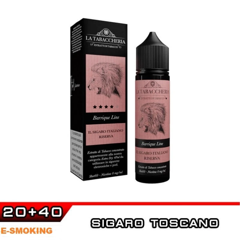 IL SIGARO ITALIANO RISERVA EXTRA DRY 4POD BARRIQUE LINE AROMA SHOT 20 ML LA TABACCHERIA LA TABACCHERIA 1 - E-Smoking di Fiacco M
