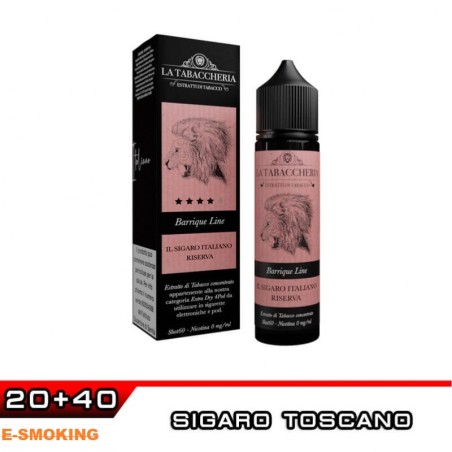 IL SIGARO ITALIANO RISERVA EXTRA DRY 4POD BARRIQUE LINE AROMA SHOT 20 ML LA TABACCHERIA