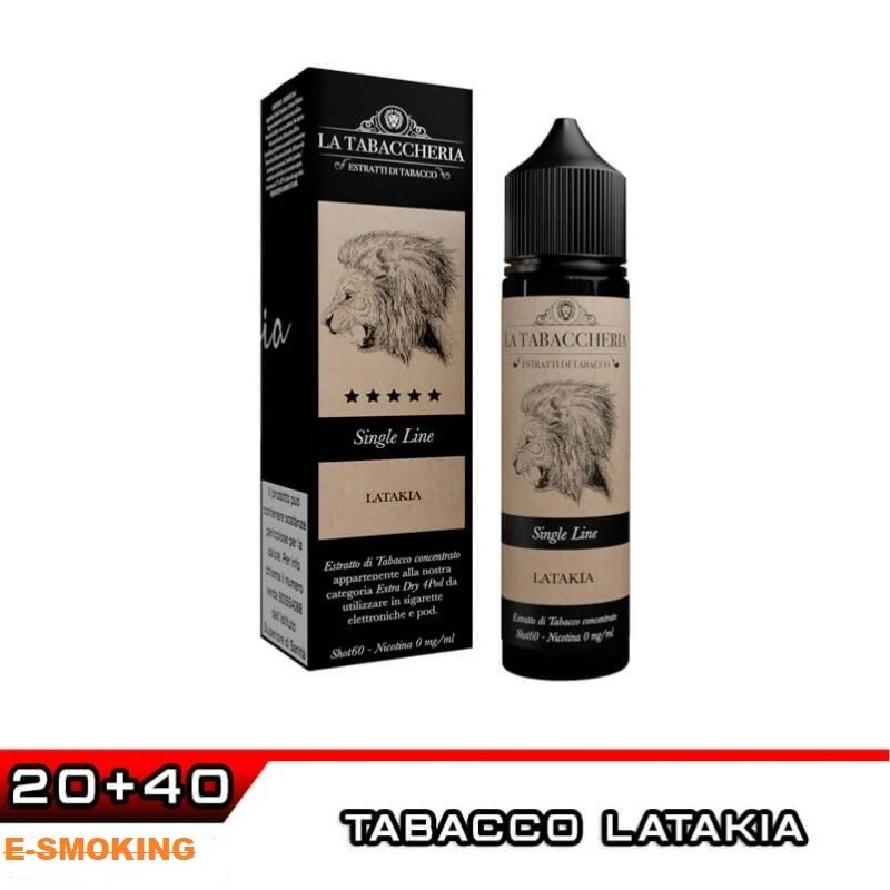 LATAKIA EXTRA DRY 4POD SINGLE LINE AROMA SHOT 20 ML LA TABACCHERIA LA TABACCHERIA 1 - E-Smoking di Fiacco Marco 