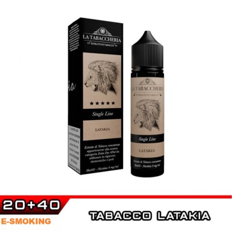 LATAKIA EXTRA DRY 4POD SINGLE LINE AROMA SHOT 20 ML LA TABACCHERIA