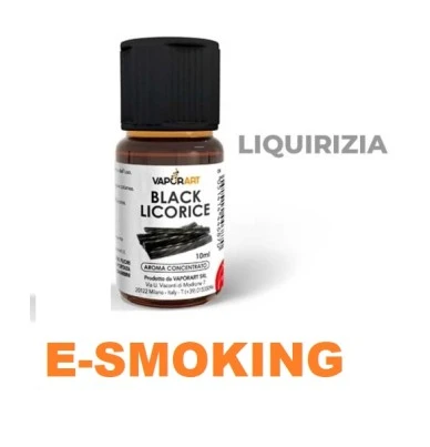 Delixia LIQUIRIZIA NERA Aroma Concentrato 10 ml VAPORART 2 - E-Smoking di Fiacco Marco 
