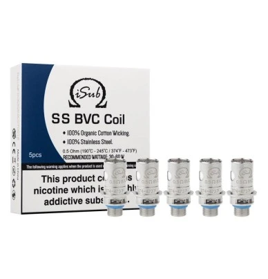 INNOKIN ISUB SS BVC COILS 0.5OHM INNOKIN 2 - E-Smoking di Fiacco Marco 