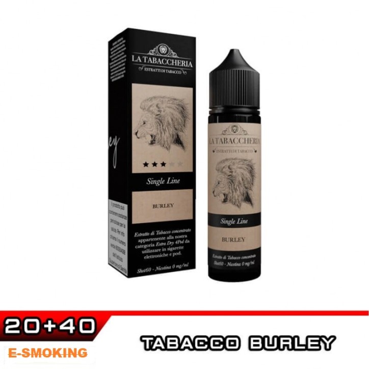 BURLEY EXTRA DRY 4POD SINGLE LINE AROMA SHOT 20 ML LA TABACCHERIA