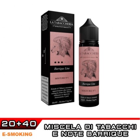 MIXTURE N.1 EXTRA DRY 4POD BARRIQUE LINE AROMA SHOT 20 ML LA TABACCHERIA