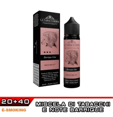 MIXTURE N.1 EXTRA DRY 4POD BARRIQUE LINE AROMA SHOT 20 ML LA TABACCHERIA LA TABACCHERIA 1 - E-Smoking di Fiacco Marco 
