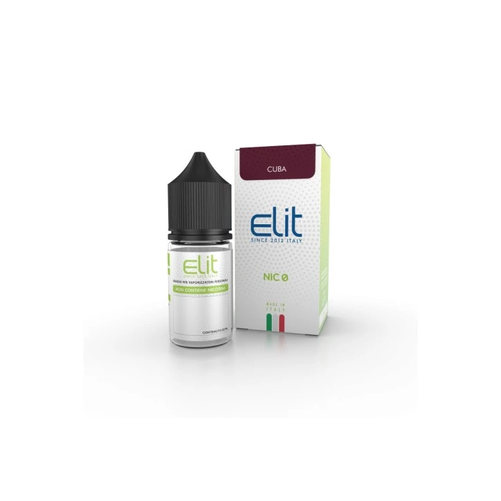 TABACCO CUBA LIQUIDO PRONTO CON NICOTINA 10ML ELIT FLAVOR