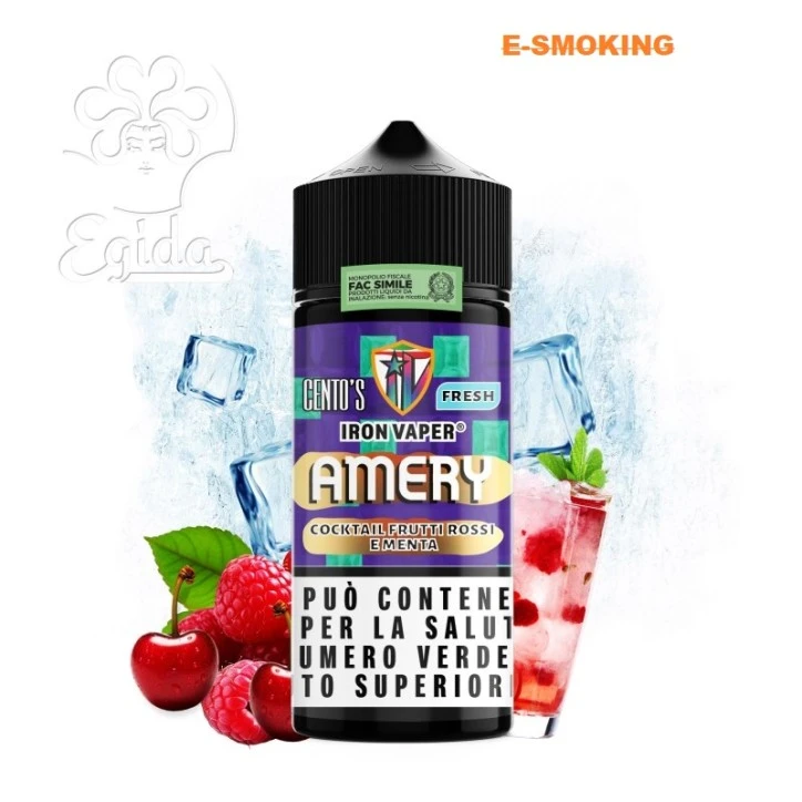 AMERY AROMA 10 90 ML SHOT CENTOS IRON VAPER