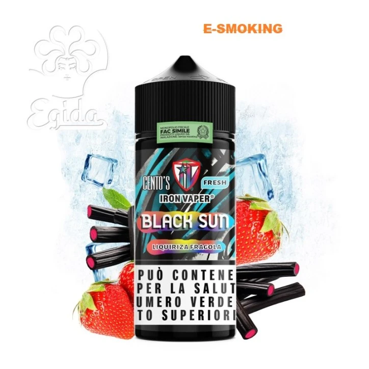 BLACK SUN AROMA 10 90 ML SHOT CENTOS IRON VAPER