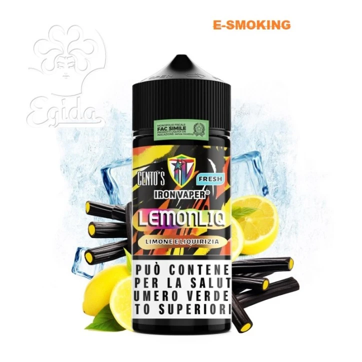 LEMONLIQ AROMA 10 90 ML SHOT CENTOS IRON VAPER
