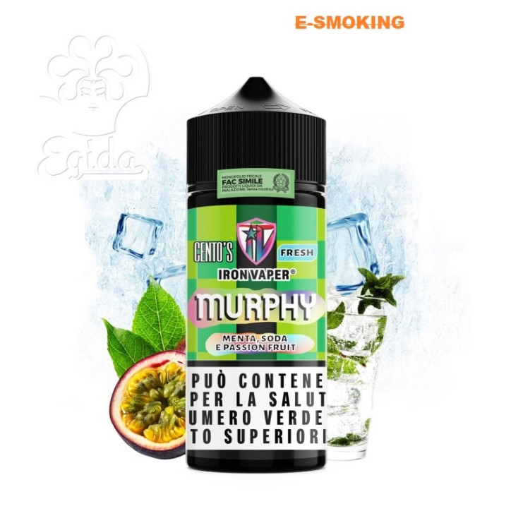 MURPHY AROMA 10+90 ML SHOT CENTOS IRON VAPER