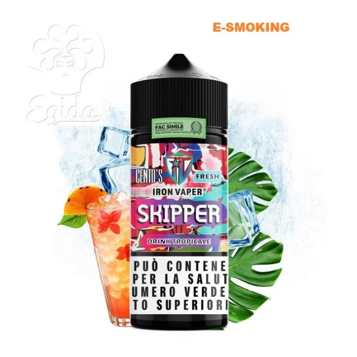SKIPPER AROMA 10 90 ML SHOT CENTOS IRON VAPER
