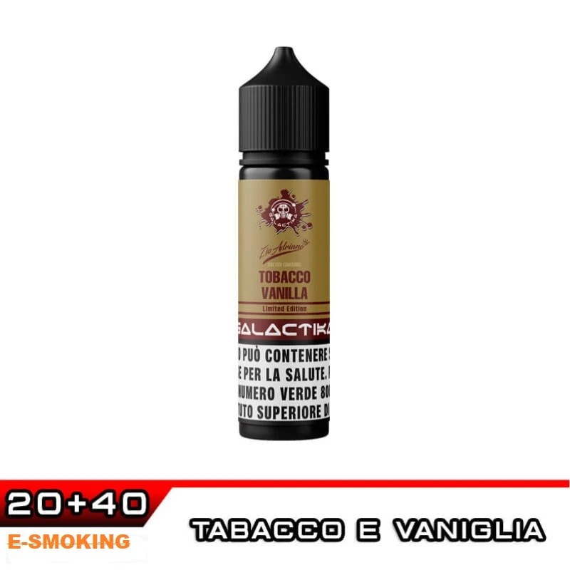 TABACCO VANILLA AROMA SHOT 20 ML GALACTIKA GALACTIKA 1 - E-Smoking di Fiacco Marco 