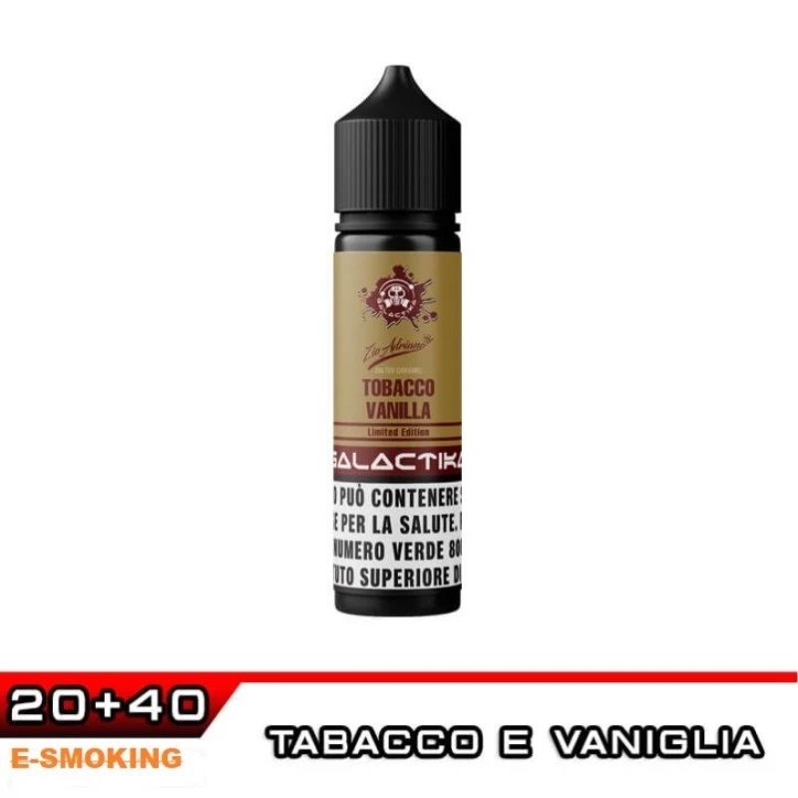 GALACTIKA Tabacco Vanilla Aroma Shot 20 ml in 60 ml - Tabacco e Vaniglia