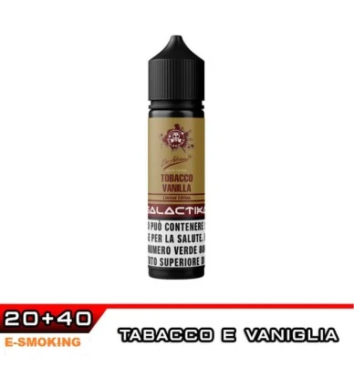 TABACCO VANILLA AROMA SHOT 20 ML GALACTIKA GALACTIKA 1 - E-Smoking di Fiacco Marco 