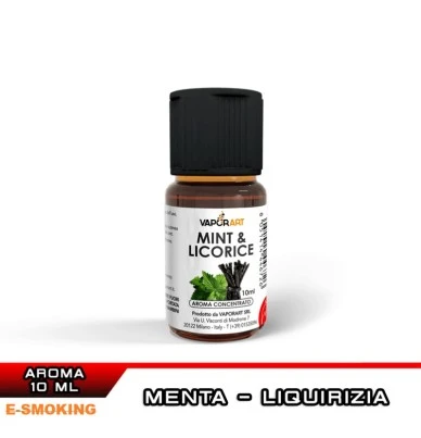 MINT & LICORICE AROMA 10 ML VAPORART VAPORART 1 - E-Smoking di Fiacco Marco 