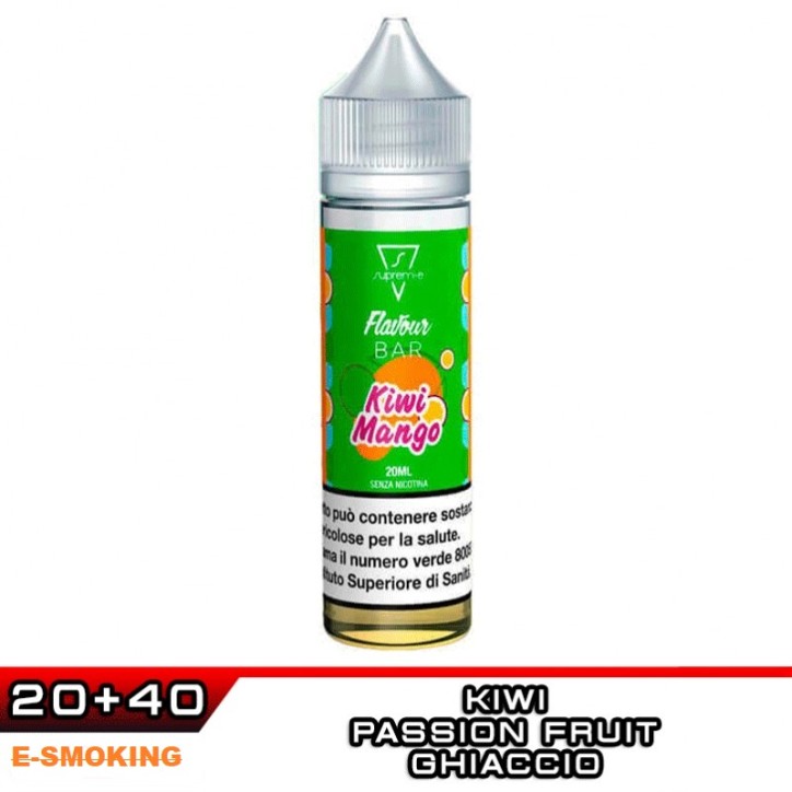 KIWI PASSION FRUIT E MANGO  FLAVOUR BAR MIX&VAPE 20 ML SUPREM-E