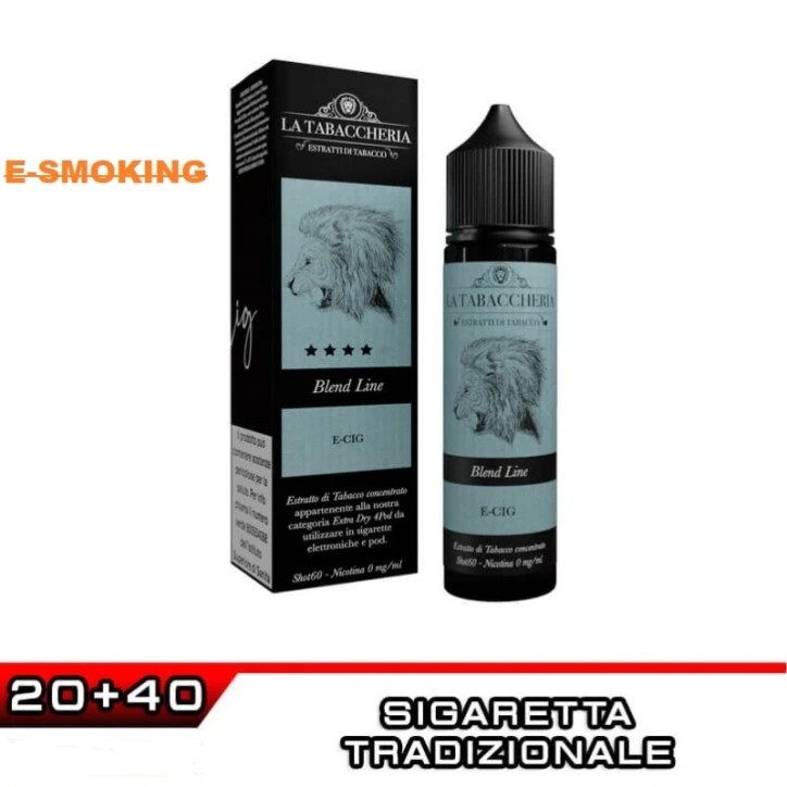 E-CIG EXTRA DRY 4POD BLEND LINE AROMA SHOT 20 ML LA TABACCHERIA