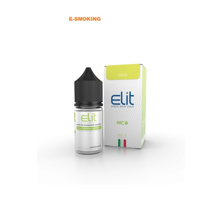 TABACCO GOLD LIQUIDO PRONTO CON NICOTINA 10ML ELIT FLAVOR. TABACCO GOLD LIQUIDO PRONTO CON NICOTINA 10ML ELIT FLAVOR.