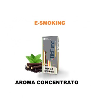 MENTA LIQUIRIZIA AROMA CONCENTRATO 10ML BIOFUMO