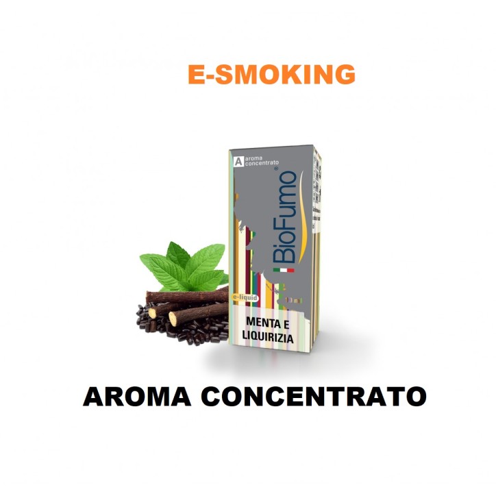 MENTA LIQUIRIZIA AROMA CONCENTRATO 10ML BIOFUMO
